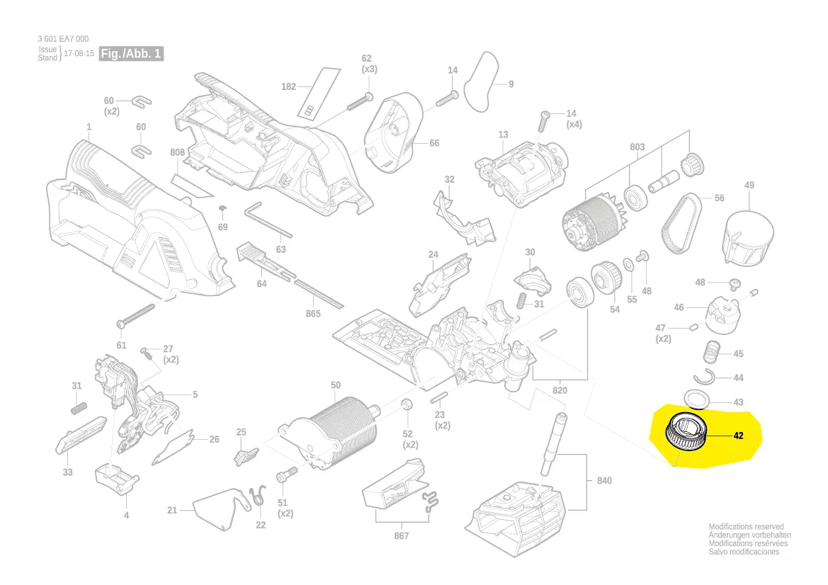 Bague filetée réf. 2 600 327 009 Bosch